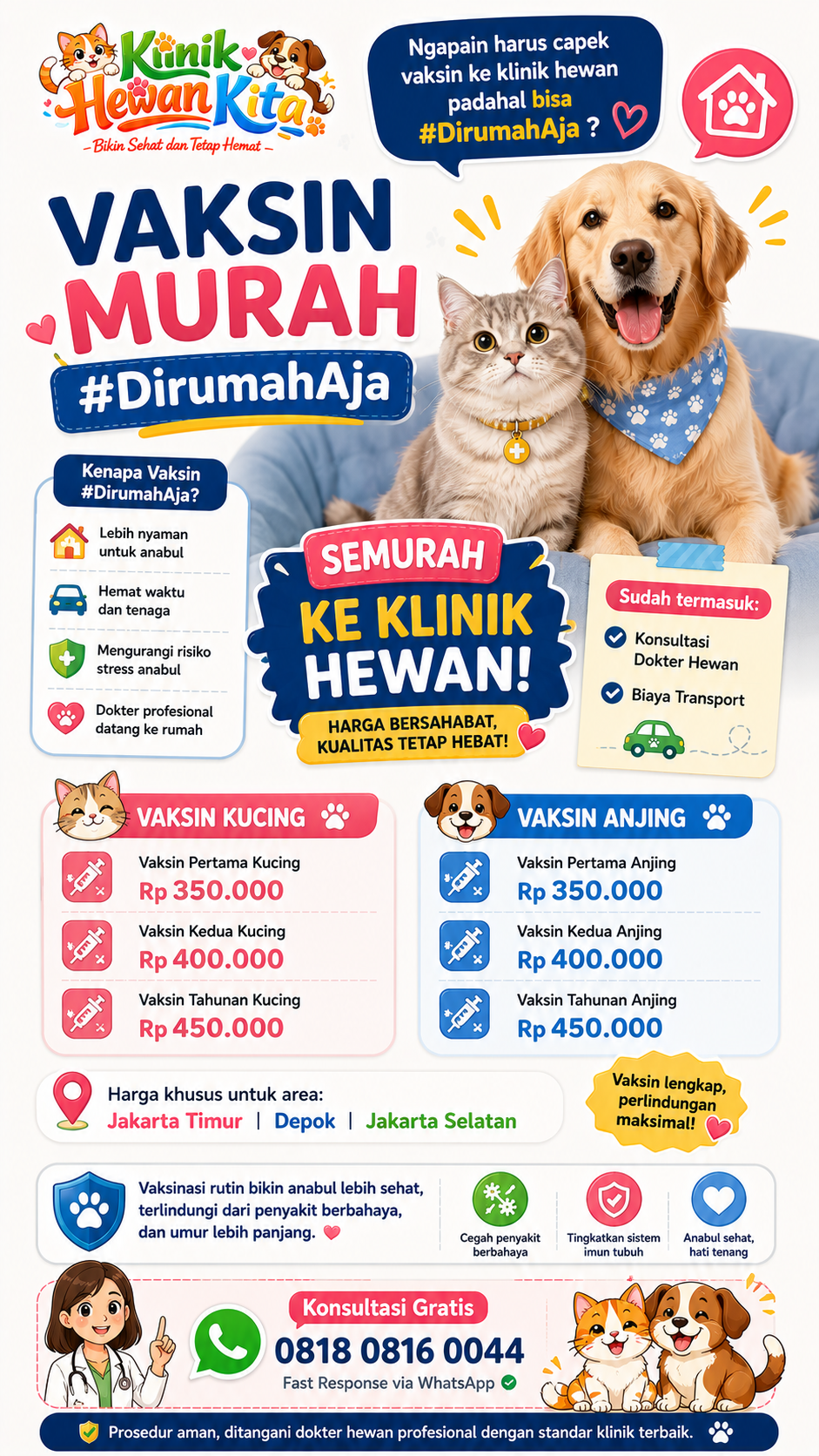 Dokter hewan panggilan ke rumah